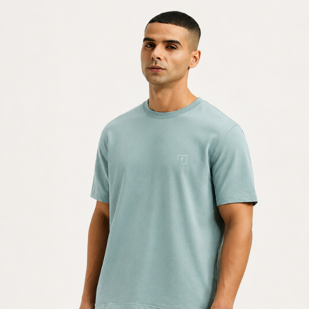 Men's Solid Crew Neck T-shirt