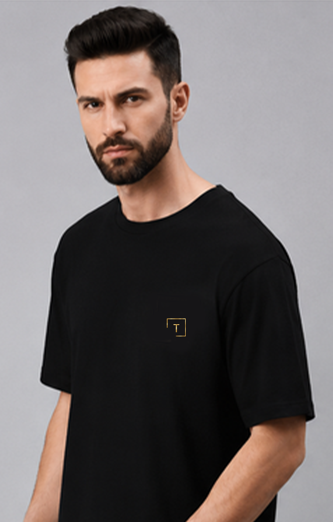 Tailmont Classic Oversized Cotton T-Shirt